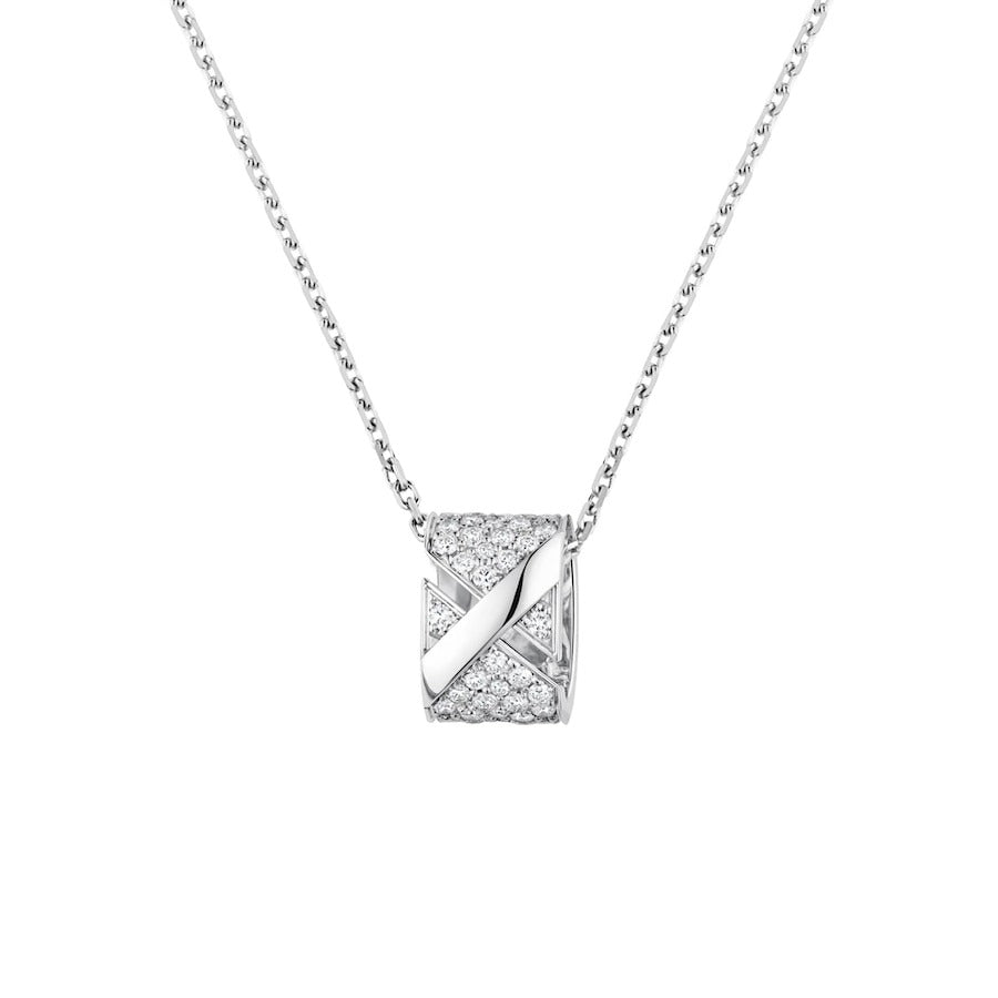 [Rose Jewelrys]LIENS EVIDENCE DIAMOND PAVED NECKLACE