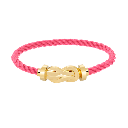 []CHANCE LARGE 8 FIGURE BUCKLE NO DIAMOND BRACELET GOLD
