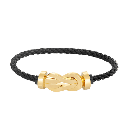 [Rose Jewelrys]CHANCE LARGE 8 FIGURE BUCKLE NO DIAMOND BRACELET GOLD
