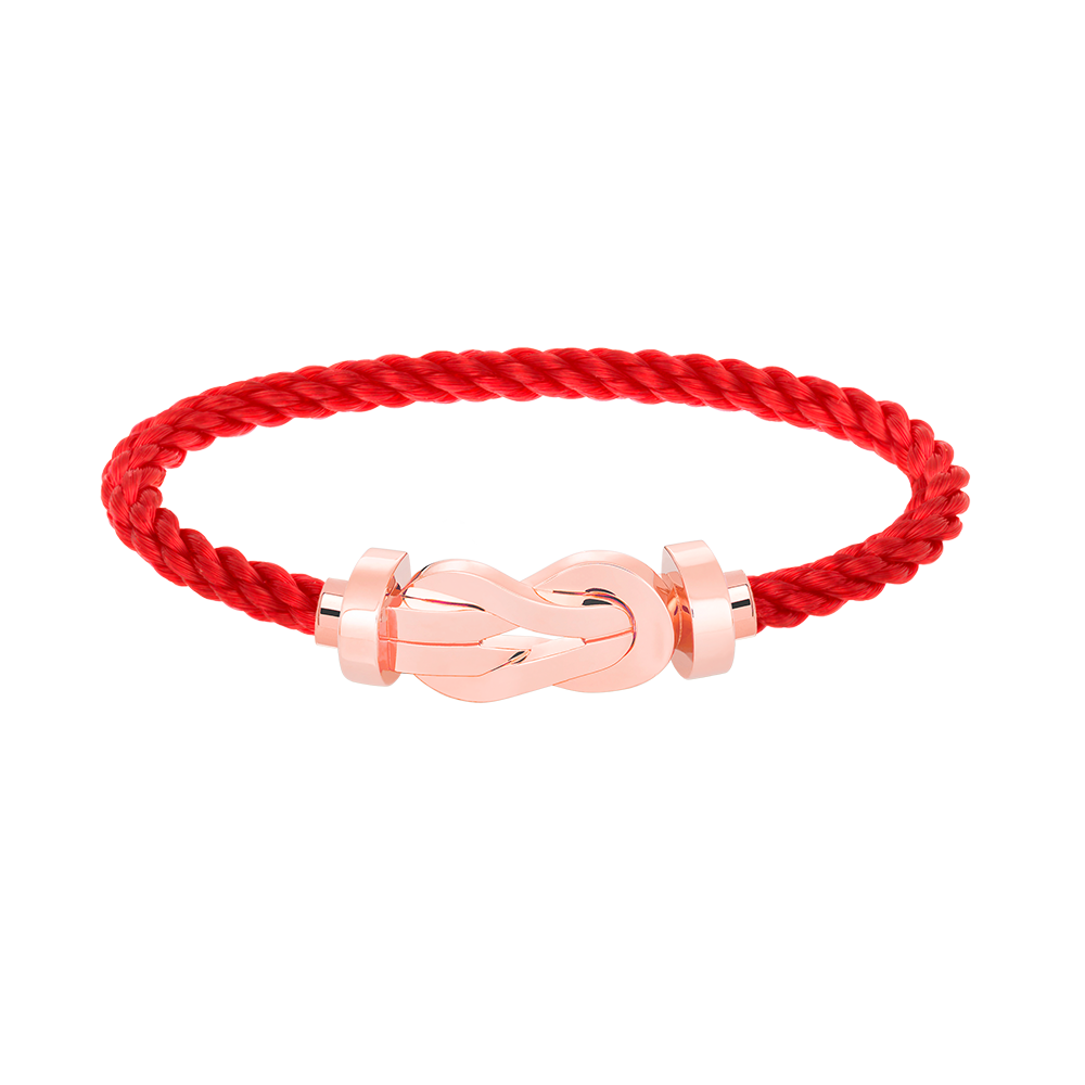 [Rose Jewelrys]CHANCE LARGE 8 FIGURE BUCKLE NO DIAMOND BRACELET ROSE GOLD
