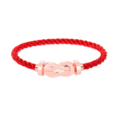 [Rose Jewelrys]CHANCE LARGE 8 FIGURE BUCKLE NO DIAMOND BRACELET ROSE GOLD