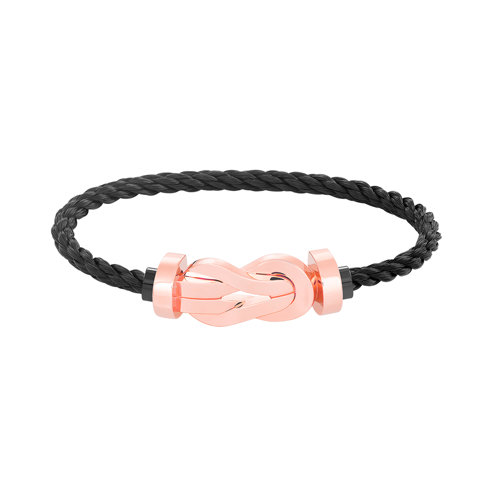 [Rose Jewelrys]CHANCE LARGE 8 FIGURE BUCKLE NO DIAMOND BRACELET ROSE GOLD