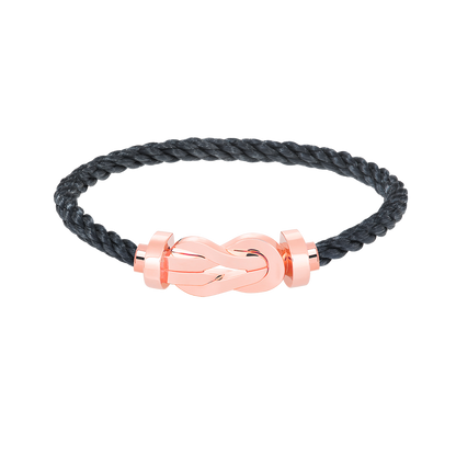 [Rose Jewelrys]CHANCE LARGE 8 FIGURE BUCKLE NO DIAMOND BRACELET ROSE GOLD