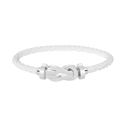 [Rose Jewelrys]CHANCE LARGE 8 FIGURE BUCKLE NO DIAMOND BRACELET SILVER