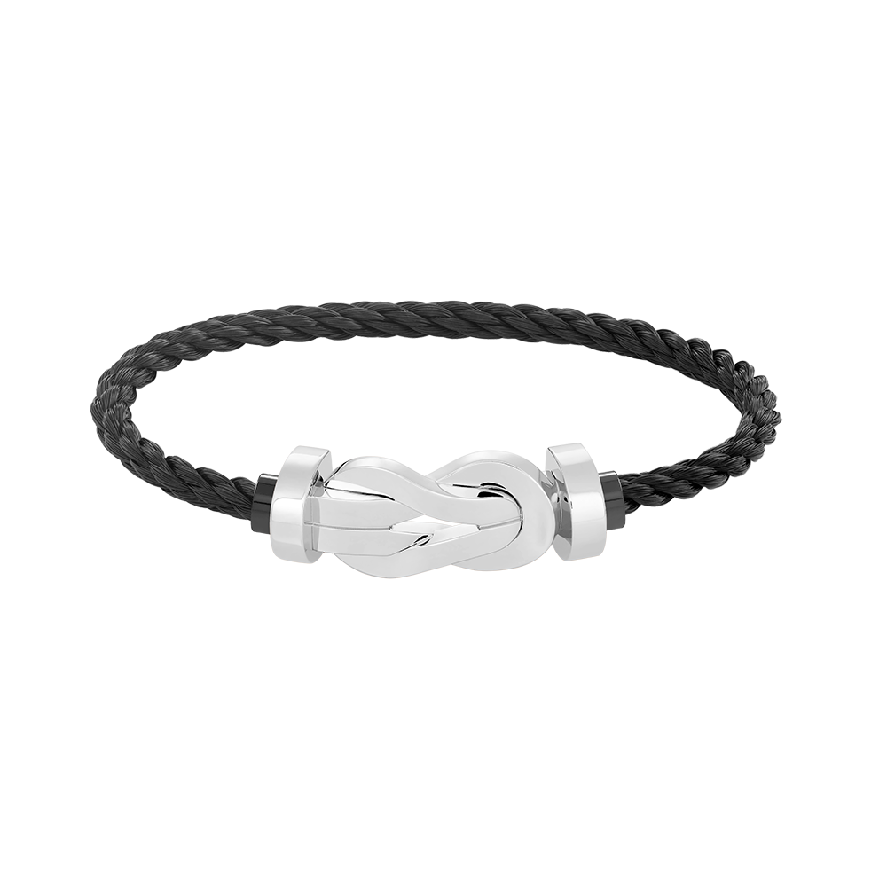 [Rose Jewelrys]CHANCE LARGE 8 FIGURE BUCKLE NO DIAMOND BRACELET SILVER