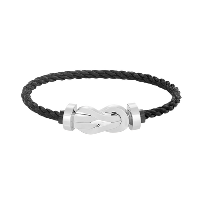 [Rose Jewelrys]CHANCE LARGE 8 FIGURE BUCKLE NO DIAMOND BRACELET SILVER