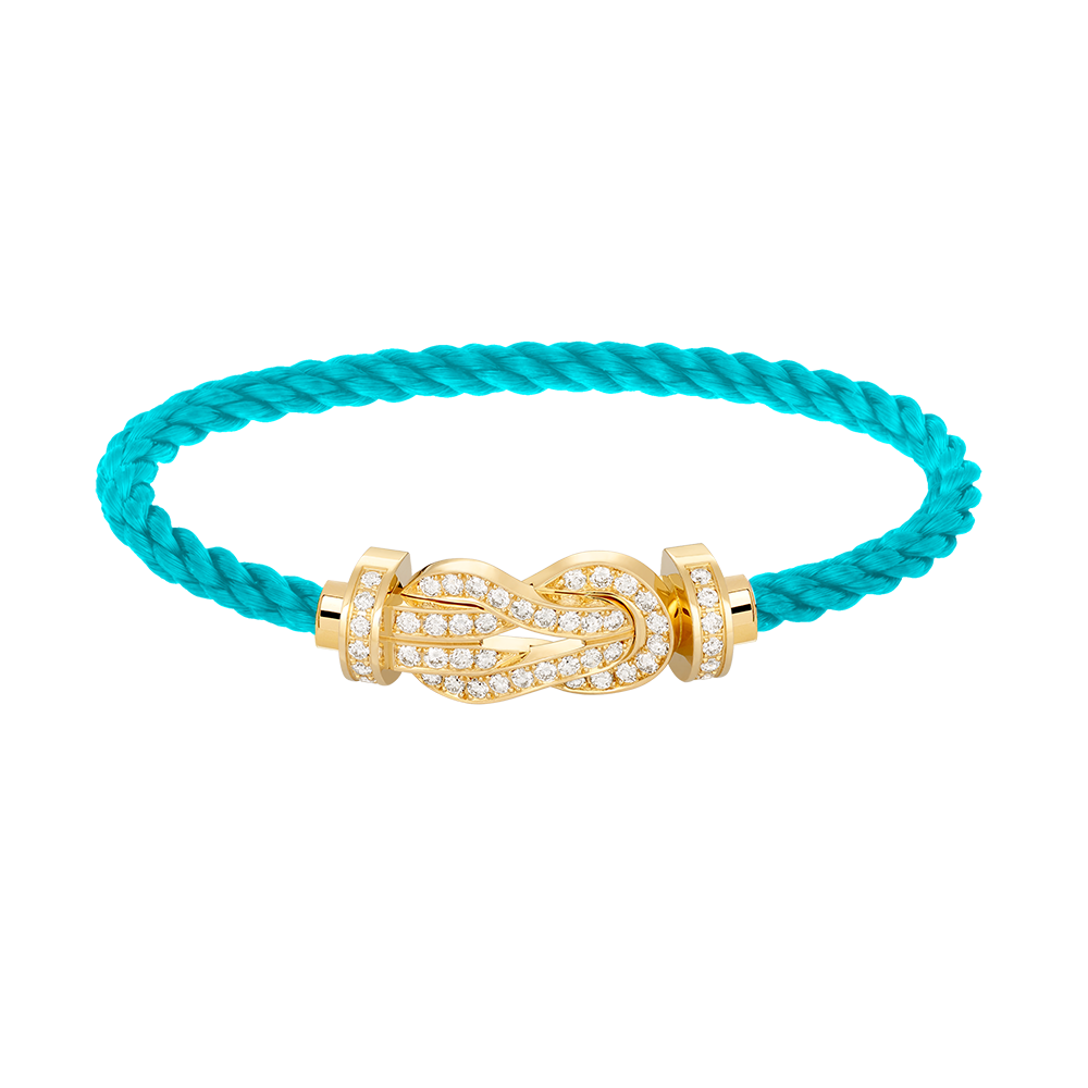 [Rose Jewelrys]CHANCE LARGE 8 FIGURE BUCKLE FULLDIAMOND BRACELET GOLD
