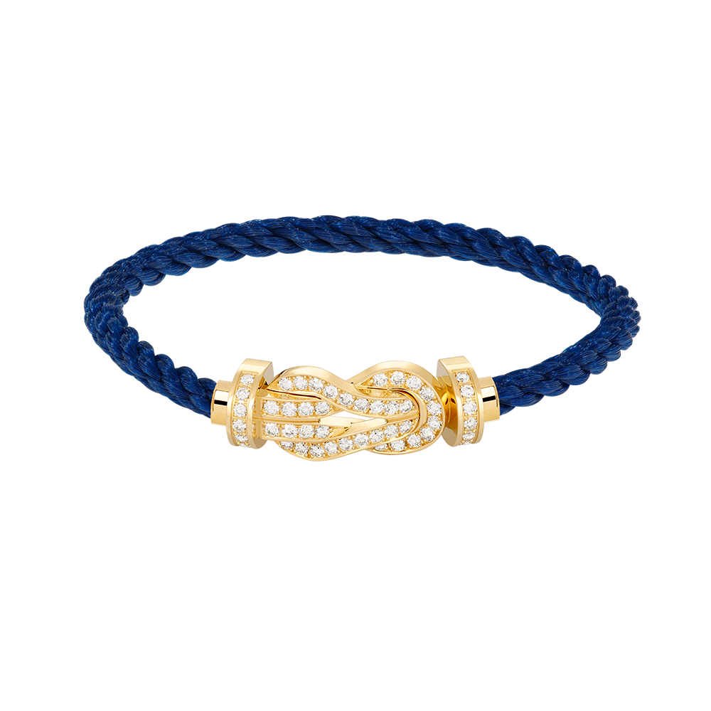 [Rose Jewelrys]CHANCE LARGE 8 FIGURE BUCKLE FULLDIAMOND BRACELET GOLD