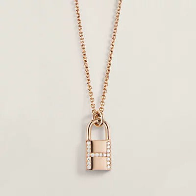 [Rose Jewelrys]HM ADVANCED NICHE LOCK HEAD NECKLACE DIAMONDS