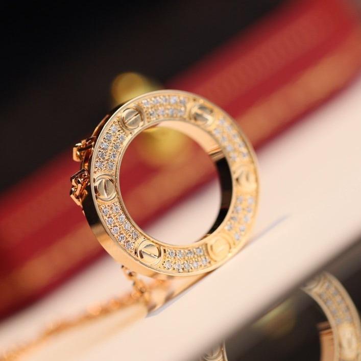 [Rose Jewelrys]LOVE NECKLACE ADJUSTABLE ROSE GOLD