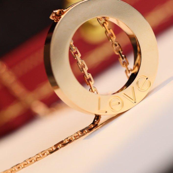[Rose Jewelrys]LOVE NECKLACE ADJUSTABLE ROSE GOLD