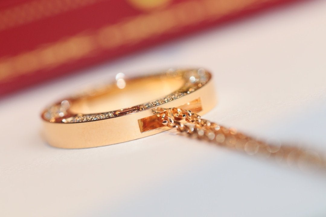 [Rose Jewelrys]LOVE NECKLACE ADJUSTABLE ROSE GOLD
