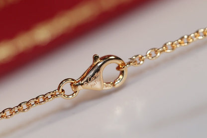 [Rose Jewelrys]LOVE NECKLACE PINK GOLD AND SILVER