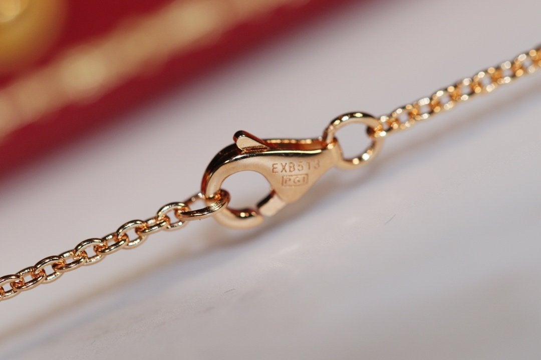 [Rose Jewelrys]LOVE NECKLACE PINK GOLD AND SILVER