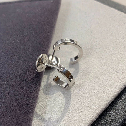[Rose Jewelrys]LOVE EARRINGS 2.65MM SILVER