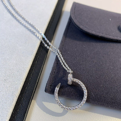 [Rose Jewelrys]JUSTE NECKLACE SILVER DIAMONDS