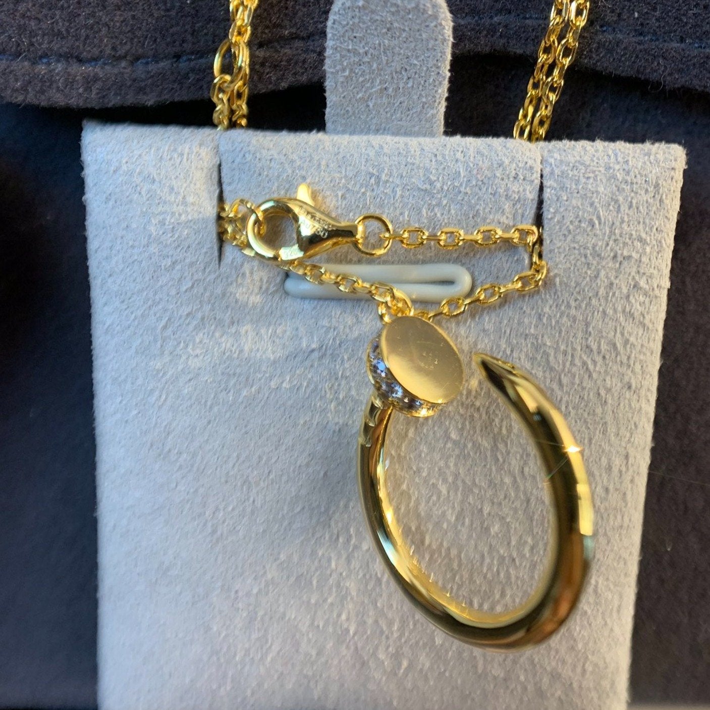 [Rose Jewelrys]JUSTE NECKLACE GOLD DIAMONDS