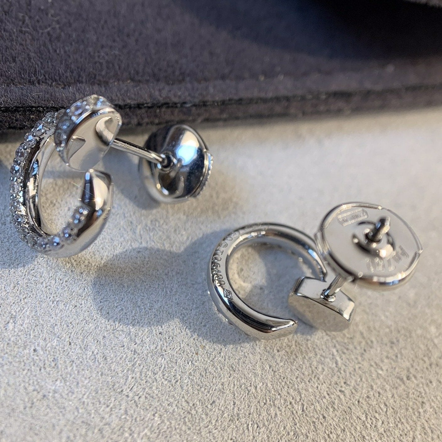 [Rose Jewelrys]JUSTE EARRINGS SILVER DIAMONDS