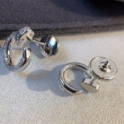 [Rose Jewelrys]JUSTE EARRINGS SILVER DIAMONDS