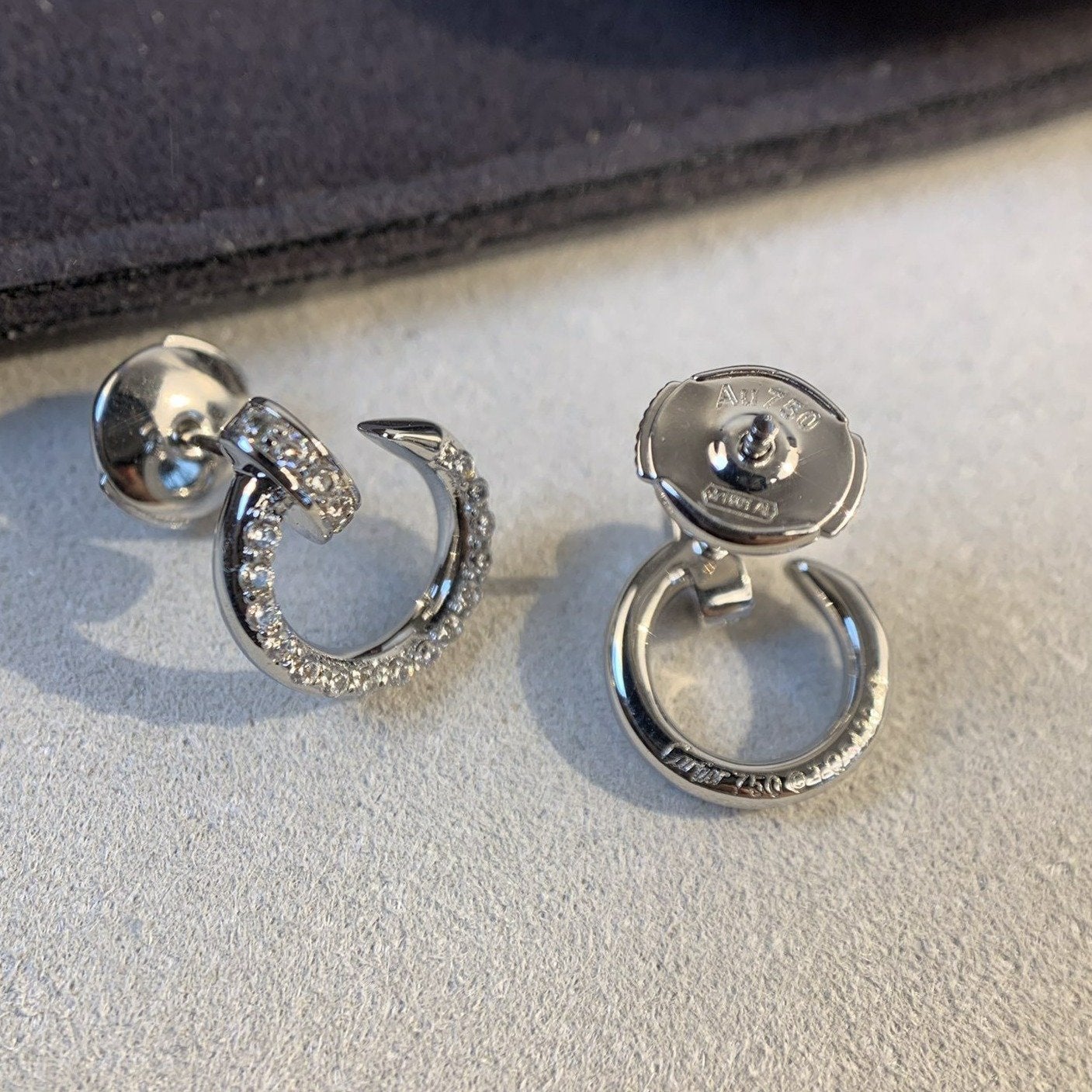 [Rose Jewelrys]JUSTE EARRINGS SILVER DIAMONDS