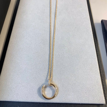 [Rose Jewelrys]JUSTE NECKLACE PINK GOLD