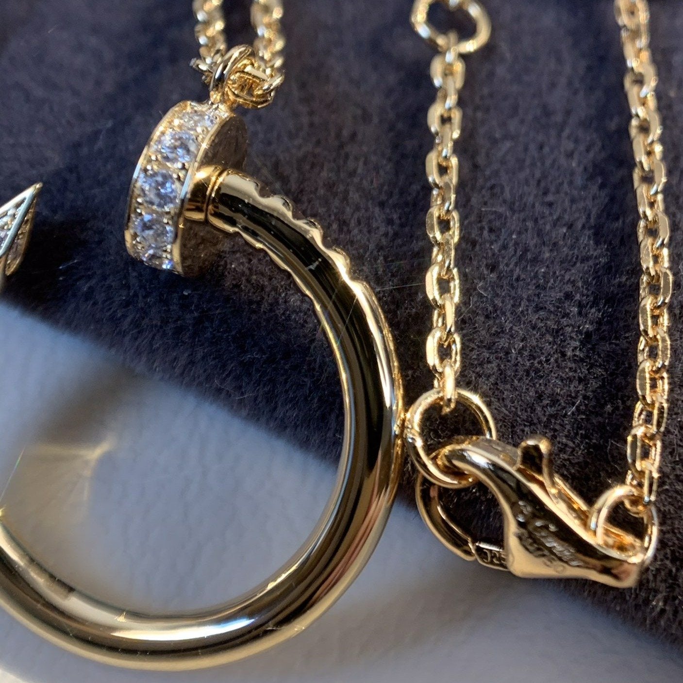 [Rose Jewelrys]JUSTE NECKLACE PINK GOLD