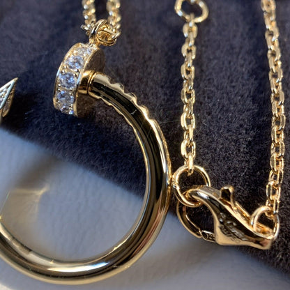 [Rose Jewelrys]JUSTE NECKLACE PINK GOLD