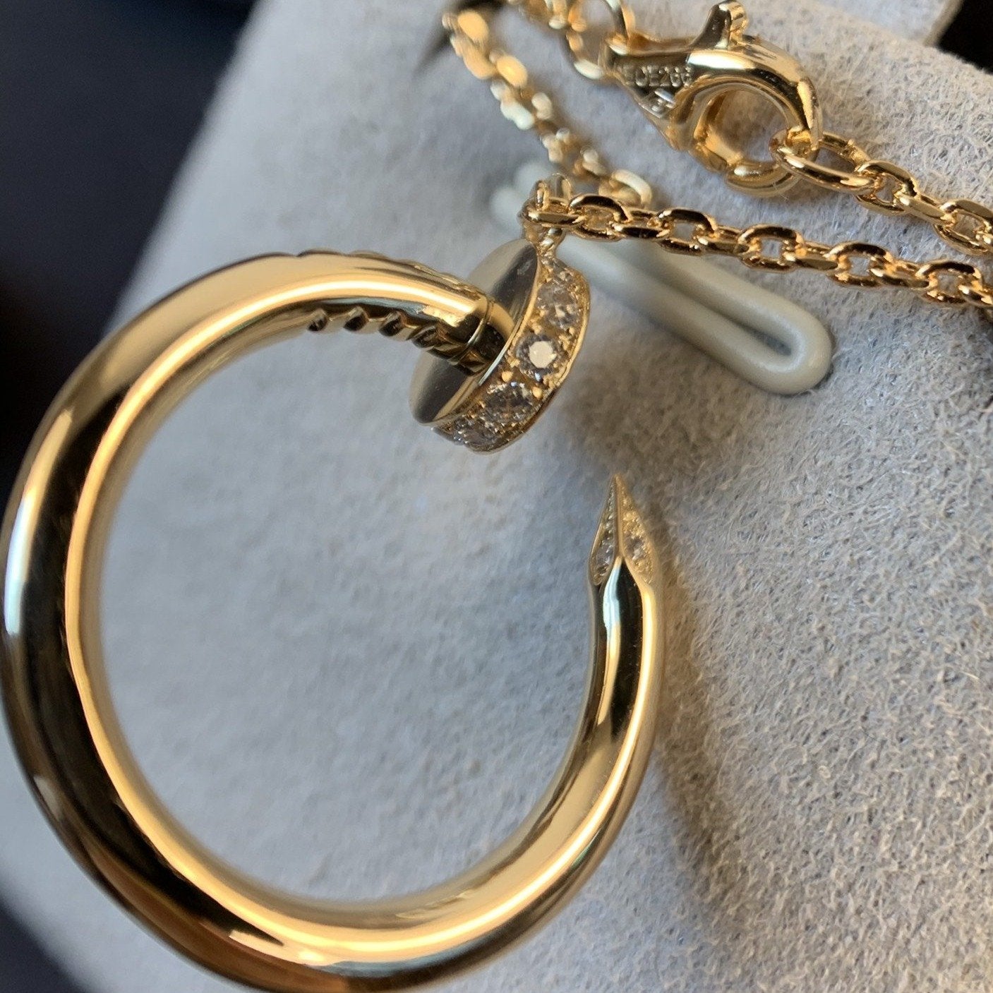 [Rose Jewelrys]JUSTE NECKLACE PINK GOLD