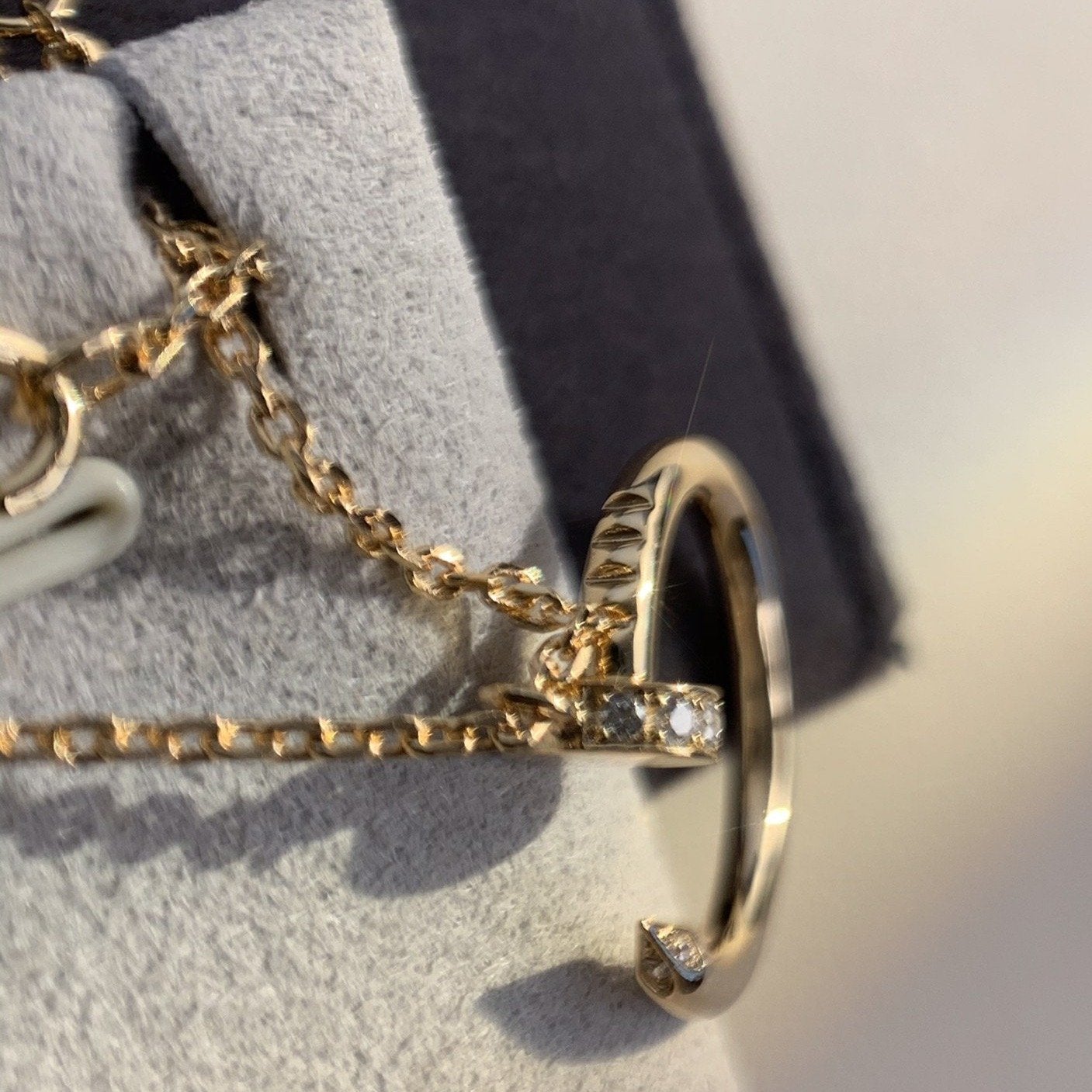 [Rose Jewelrys]JUSTE NECKLACE PINK GOLD