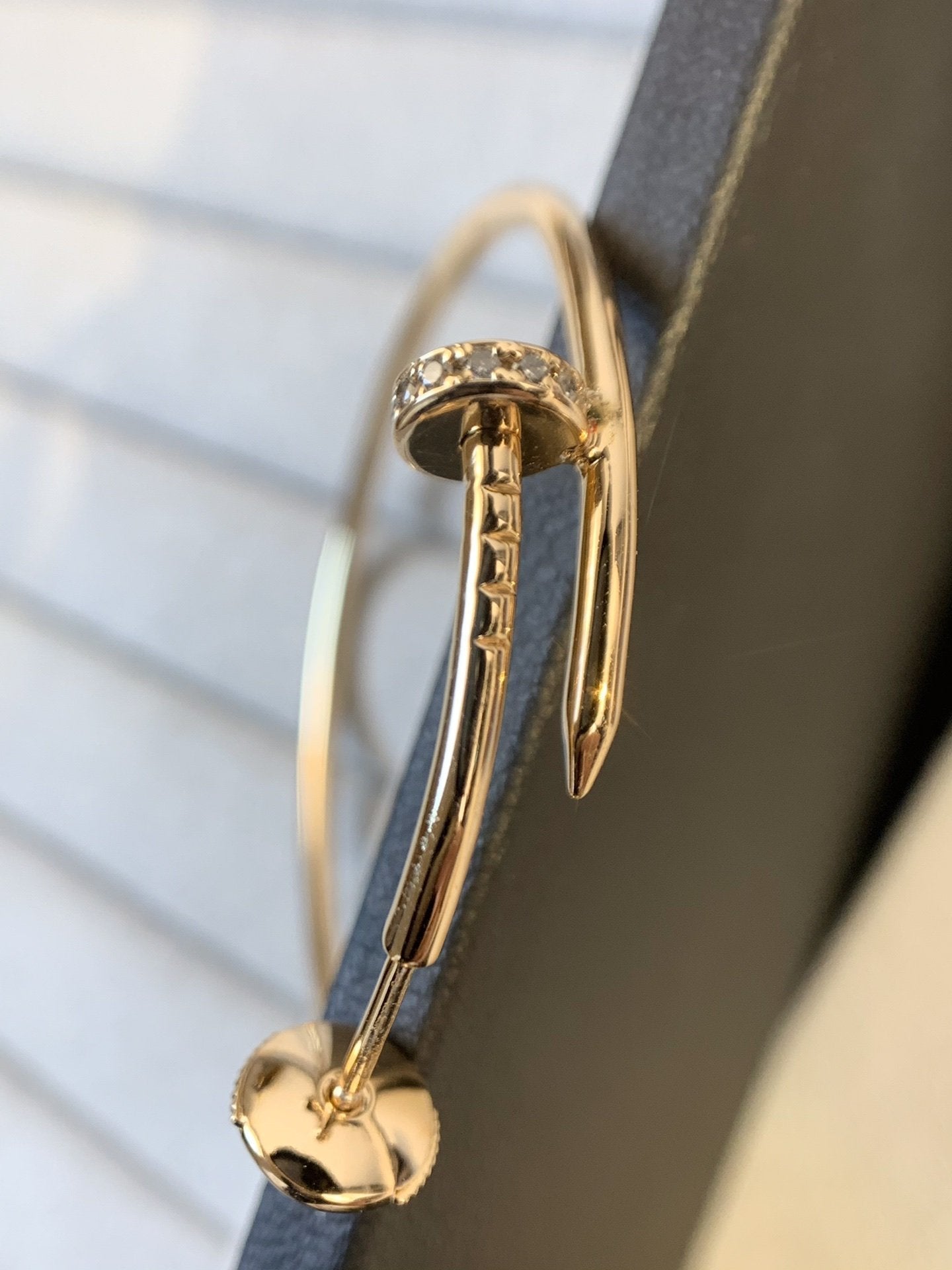 [Rose Jewelrys]JUSTE EARRINGS GOLD DIAMONDS 1.8MM