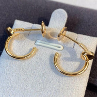 [🌹Rose💎]JUSTE EARRINGS PINK GOLD