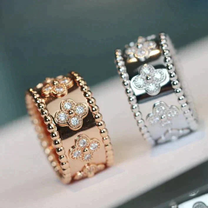 [Rose Jewelrys]CLOVER KALEIDOSCOPE RING 10MM