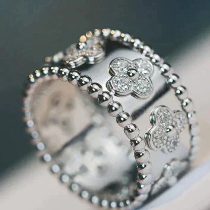 [Rose Jewelrys]CLOVER KALEIDOSCOPE RING 10MM