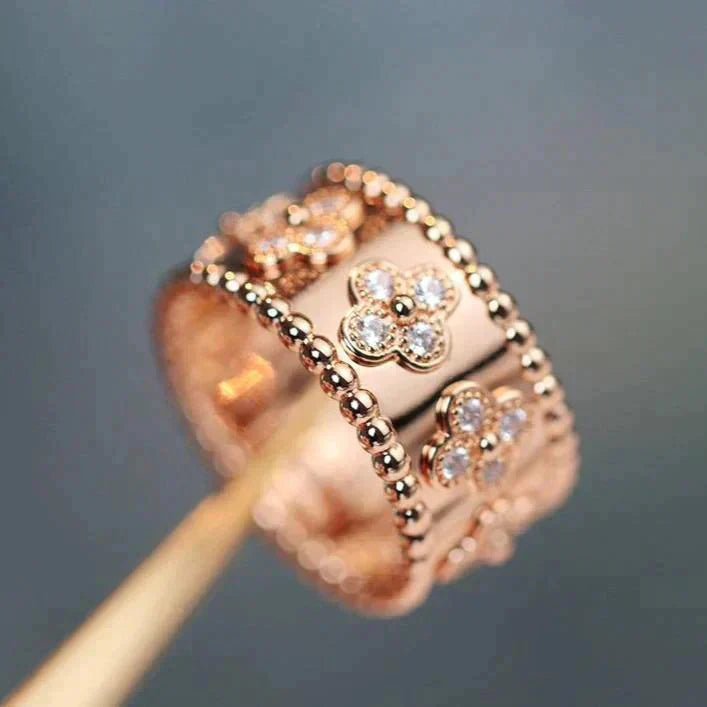 []CLOVER KALEIDOSCOPE RING 10MM