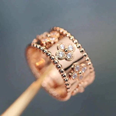 [🌹Rose💎]CLOVER KALEIDOSCOPE RING 10MM