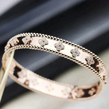 []CLOVER BRACELET 8MM DIAMONDS