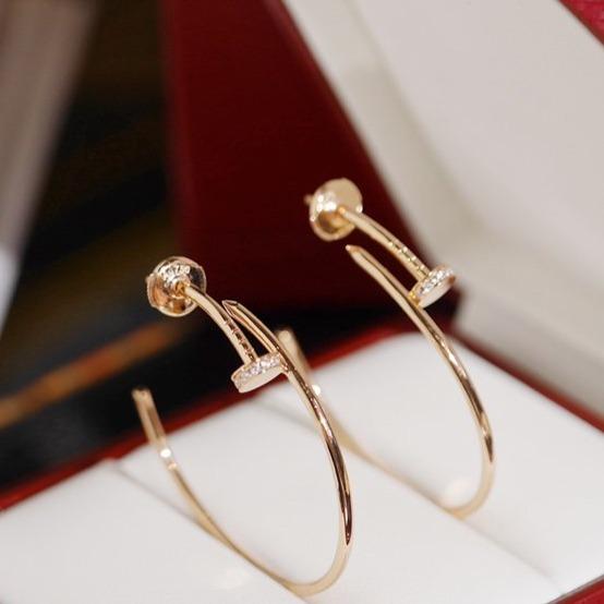 [Rose Jewelrys]JUSTE EARRINGS DIAMONDS 1.8MM