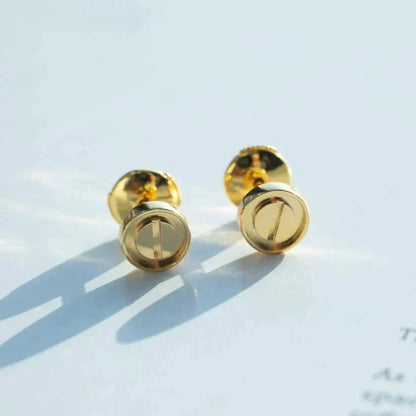 [Rose Jewelrys]LOVE EARRINGS GOLD 10MM