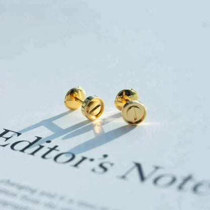 [Rose Jewelrys]LOVE EARRINGS GOLD 10MM