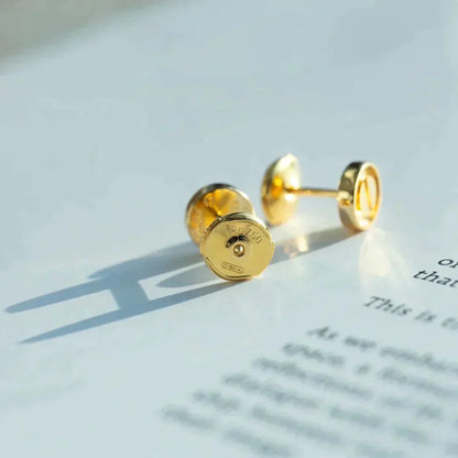 [Rose Jewelrys]LOVE EARRINGS GOLD 10MM