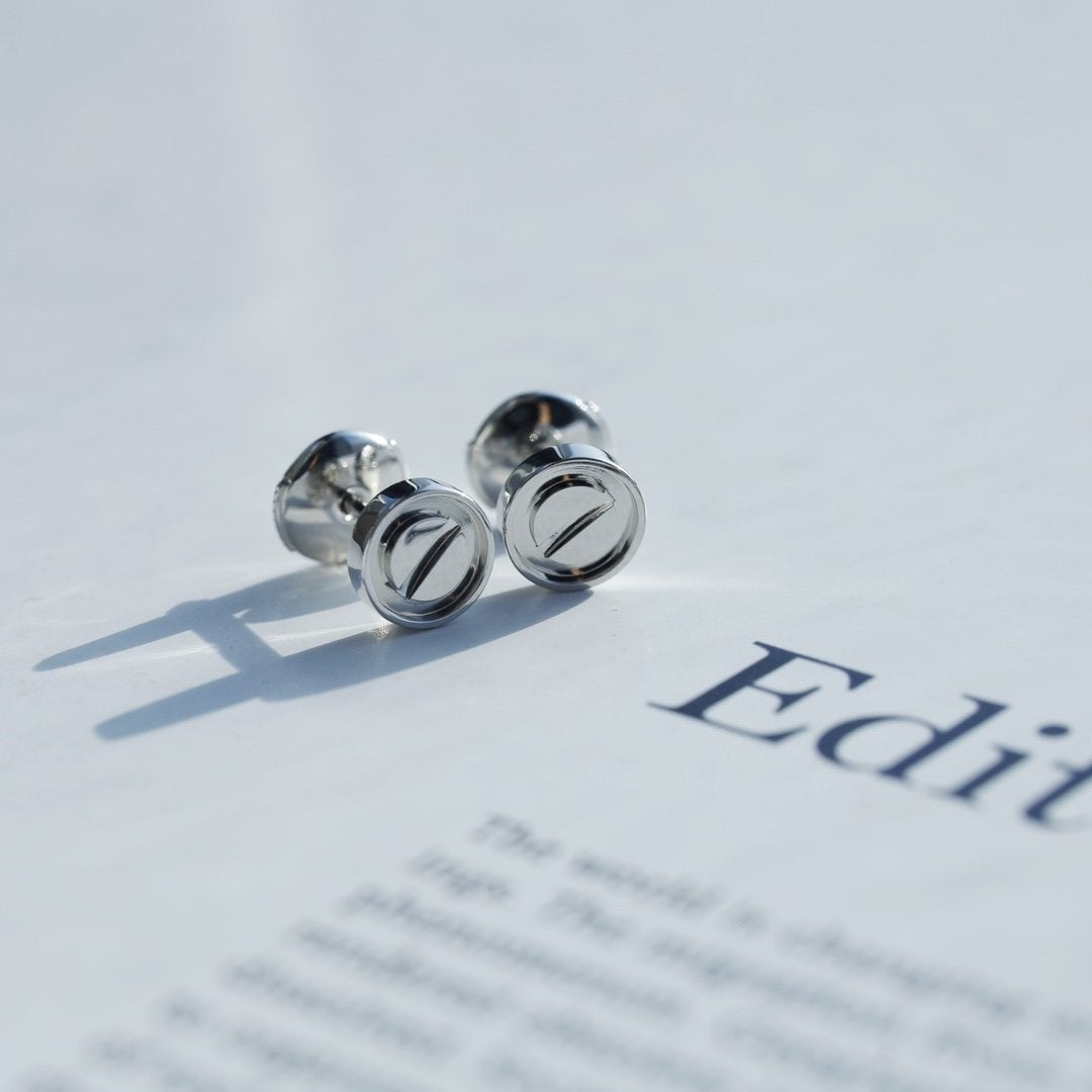[Rose Jewelrys]LOVE EARRINGS SILVER  10MM