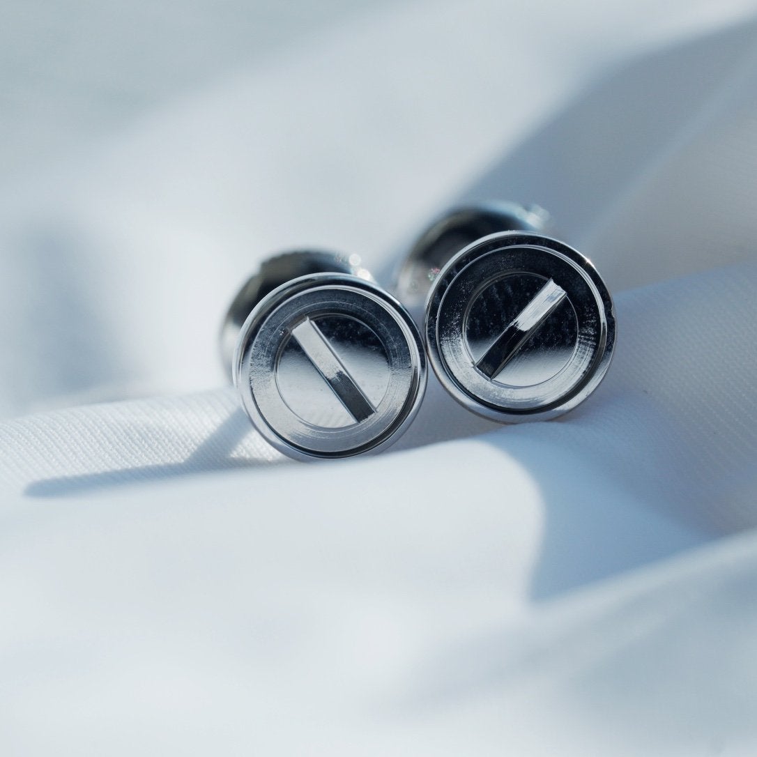 []LOVE EARRINGS SILVER 10MM