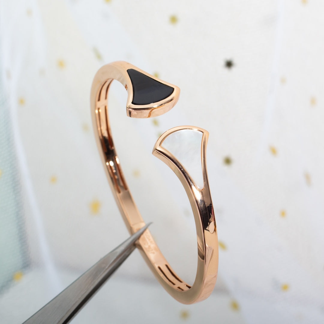 [Rose Jewelrys]DREAM BRACELET OPEN PINK GOLD MOP
