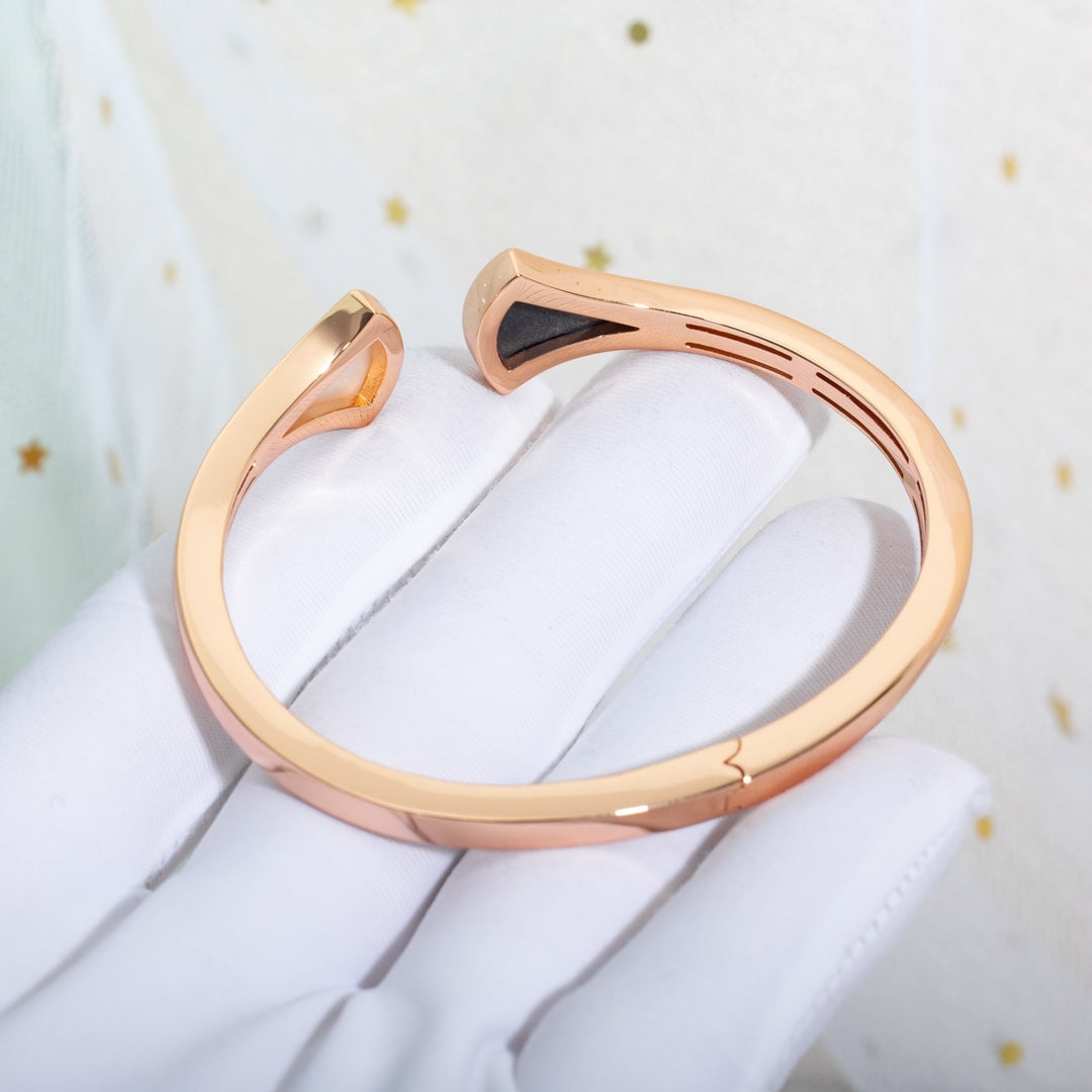[Rose Jewelrys]DREAM BRACELET OPEN PINK GOLD MOP