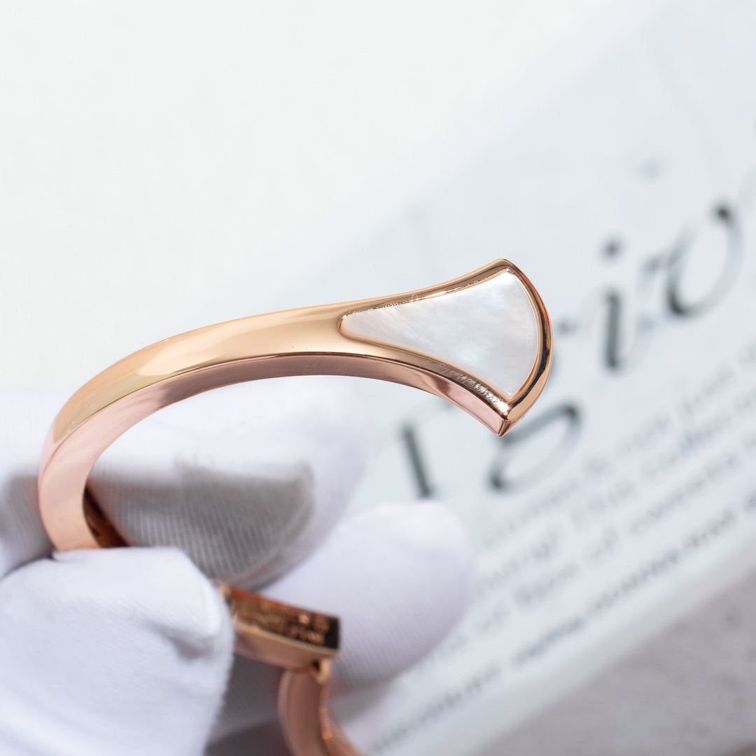 [Rose Jewelrys]DREAM BRACELET OPEN PINK GOLD MOP