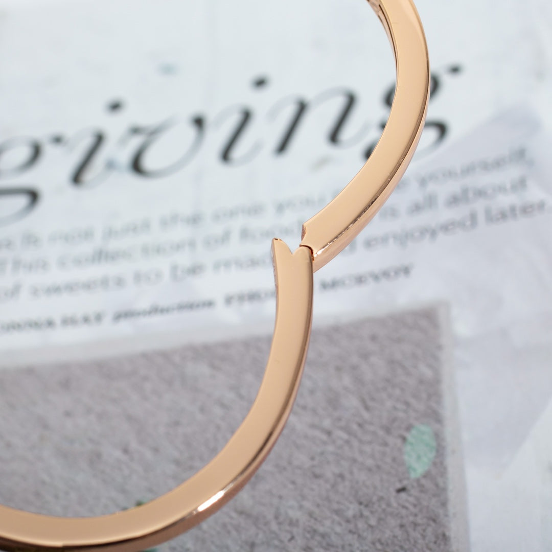 [Rose Jewelrys]DREAM BRACELET OPEN PINK GOLD MOP DIAMOND