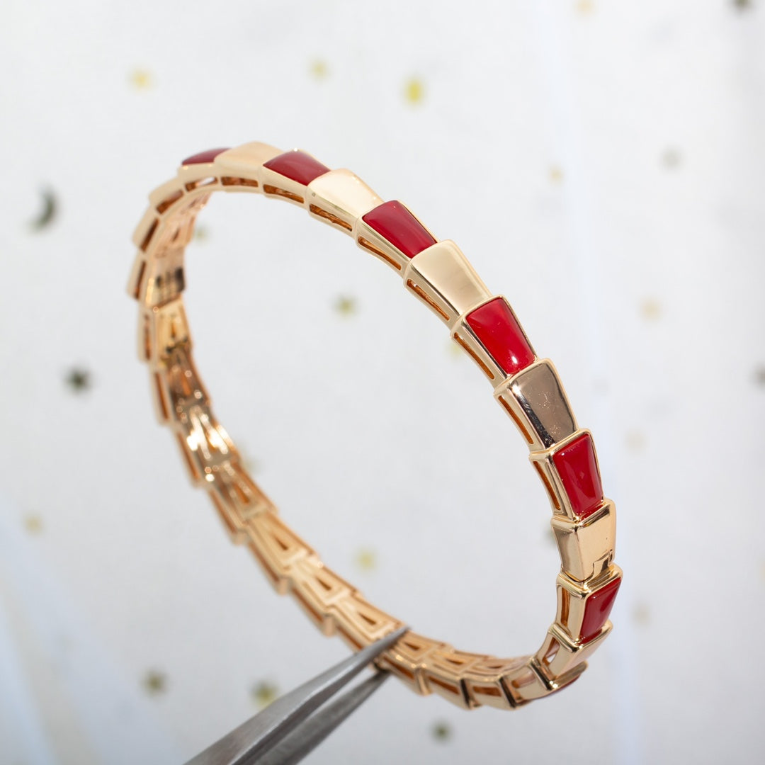 [Rose Jewelrys]SERPENTI BRACELET PINK GOLD RUBELLITE