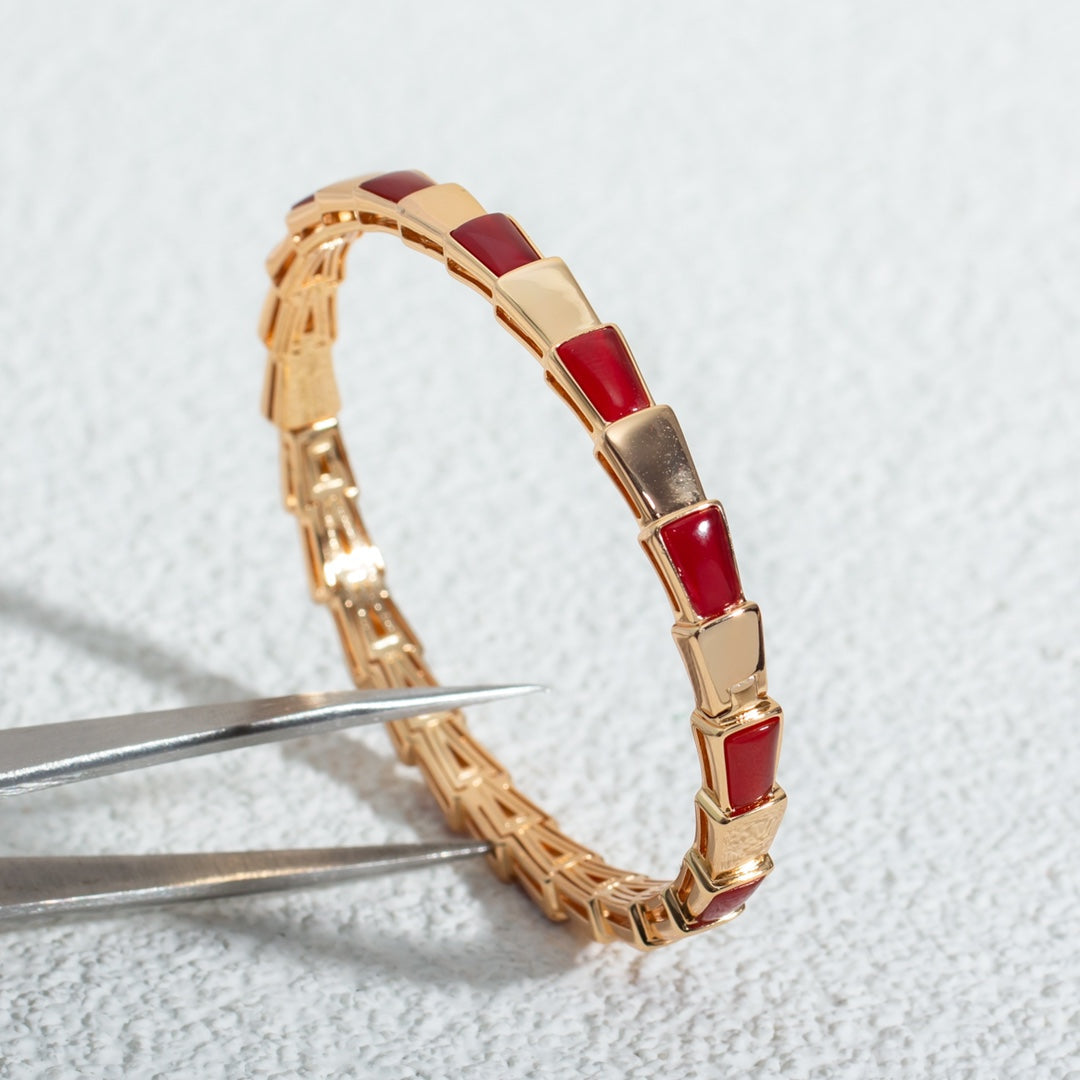 [Rose Jewelrys]SERPENTI BRACELET PINK GOLD RUBELLITE
