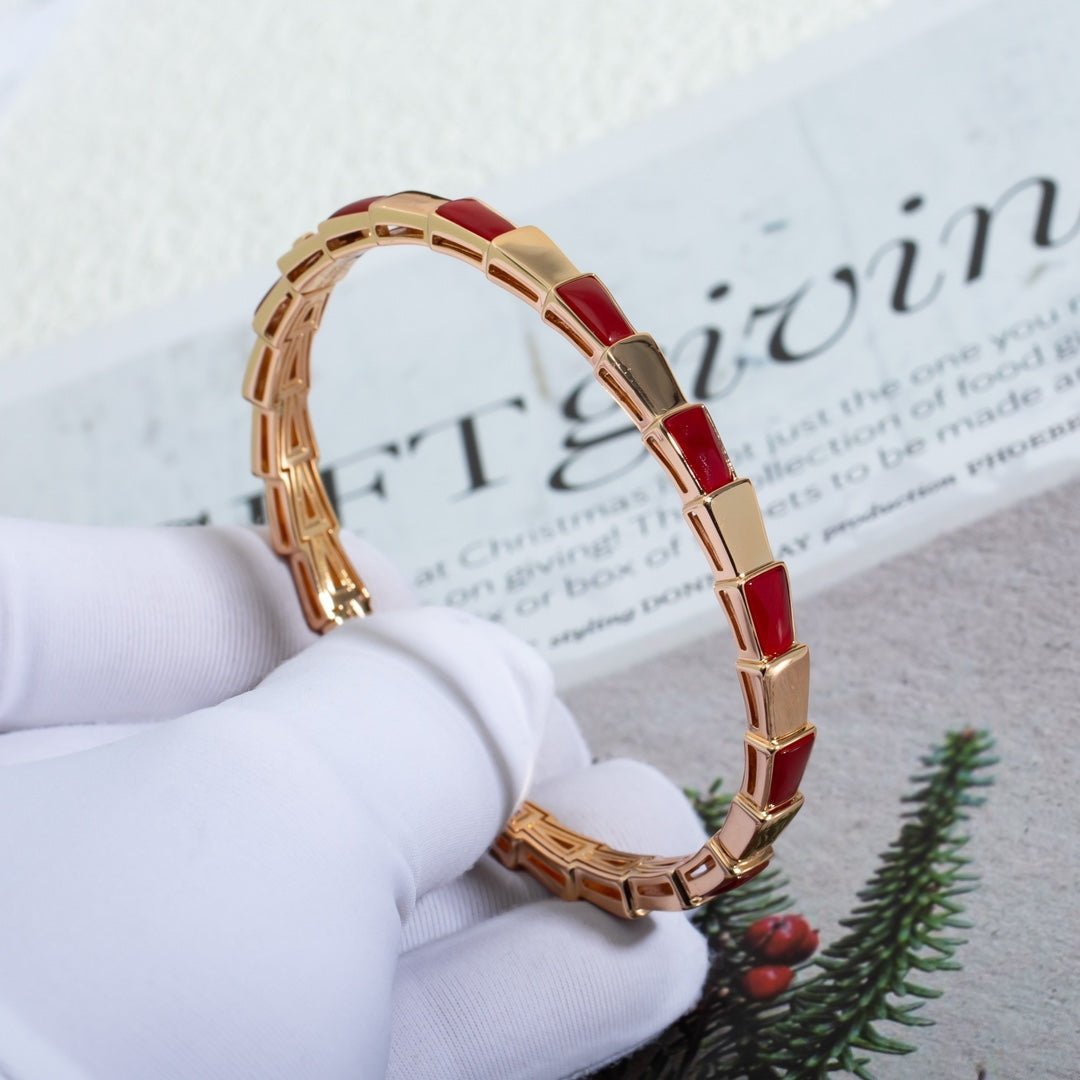 [Rose Jewelrys]SERPENTI BRACELET PINK GOLD RUBELLITE