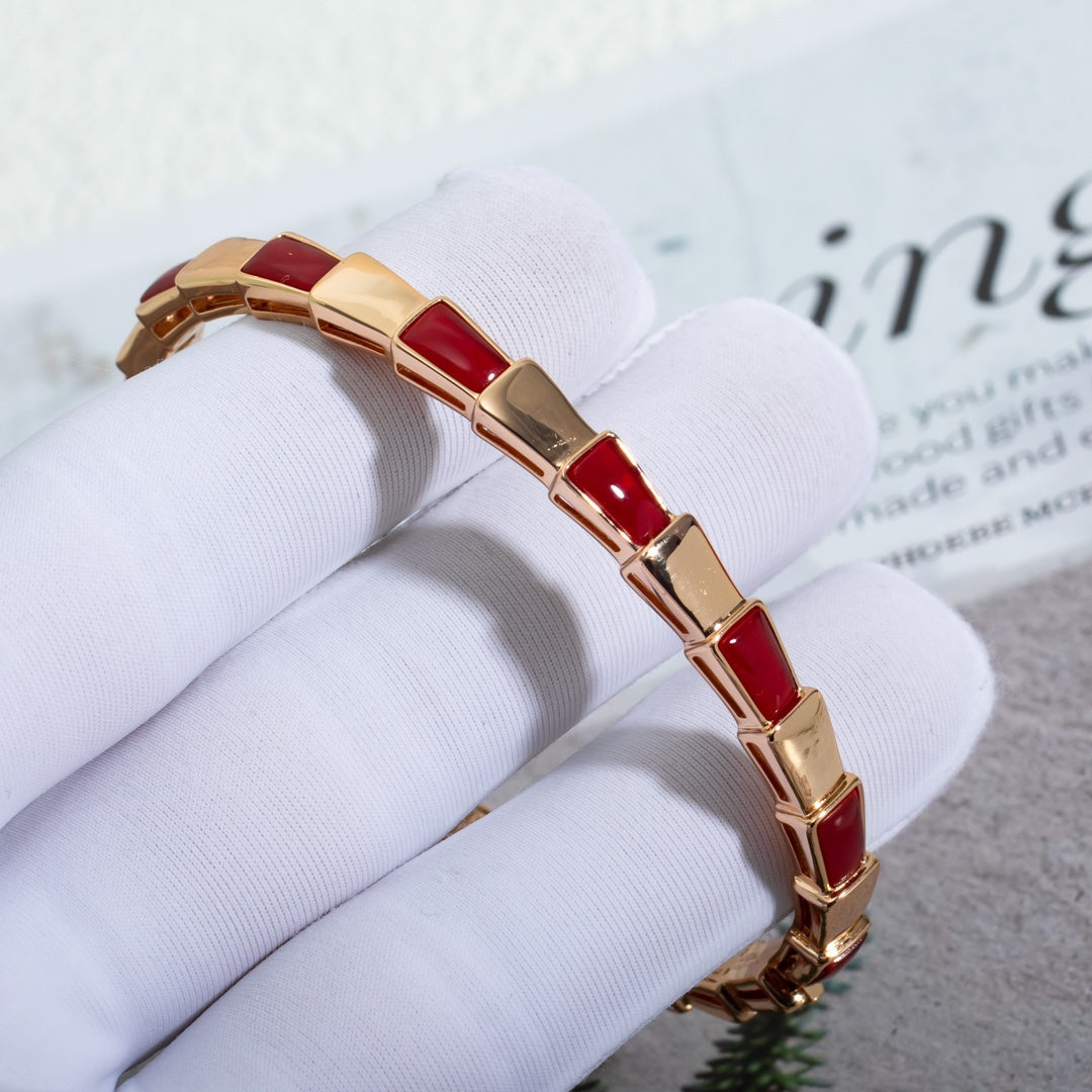 [Rose Jewelrys]SERPENTI BRACELET PINK GOLD RUBELLITE